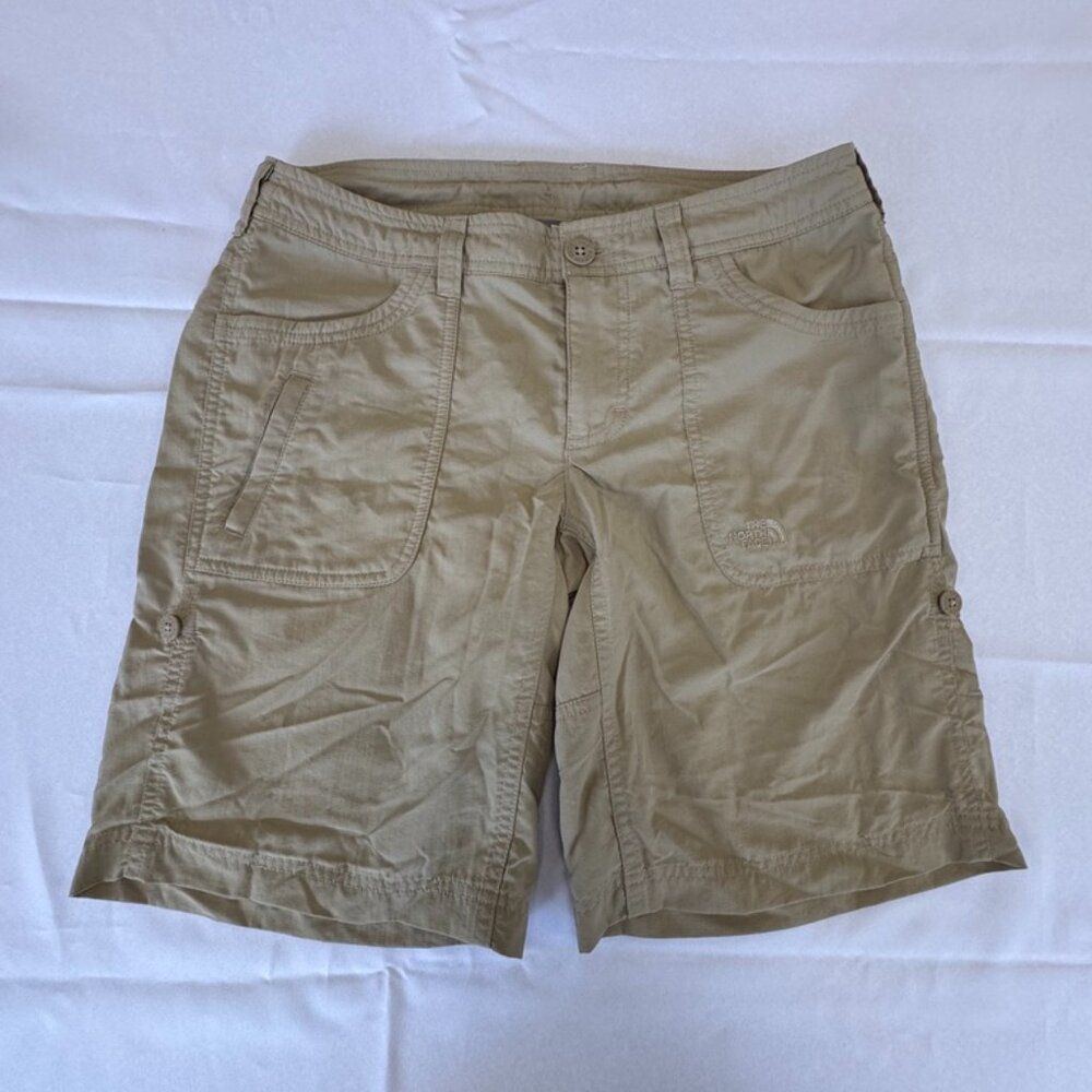 The North Face Womens Convertible Hiking Shorts Tan Size 2